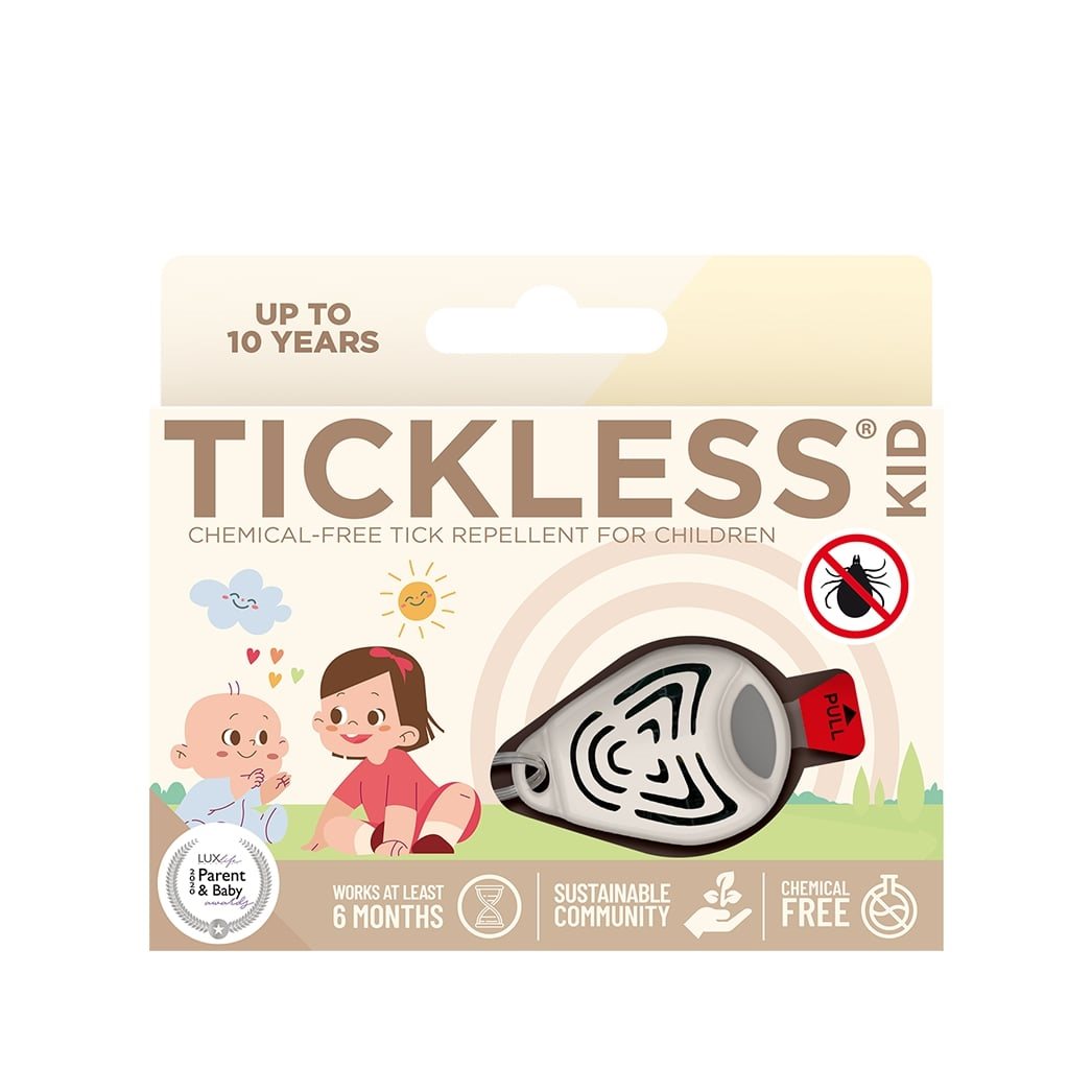TICKLESS Baby Anti-Tiques Bébé Protection Naturelle Beige | Dispositif