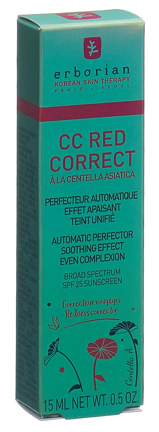 Erborian CC Red Correct Correcteur Rougeur | 15 ml