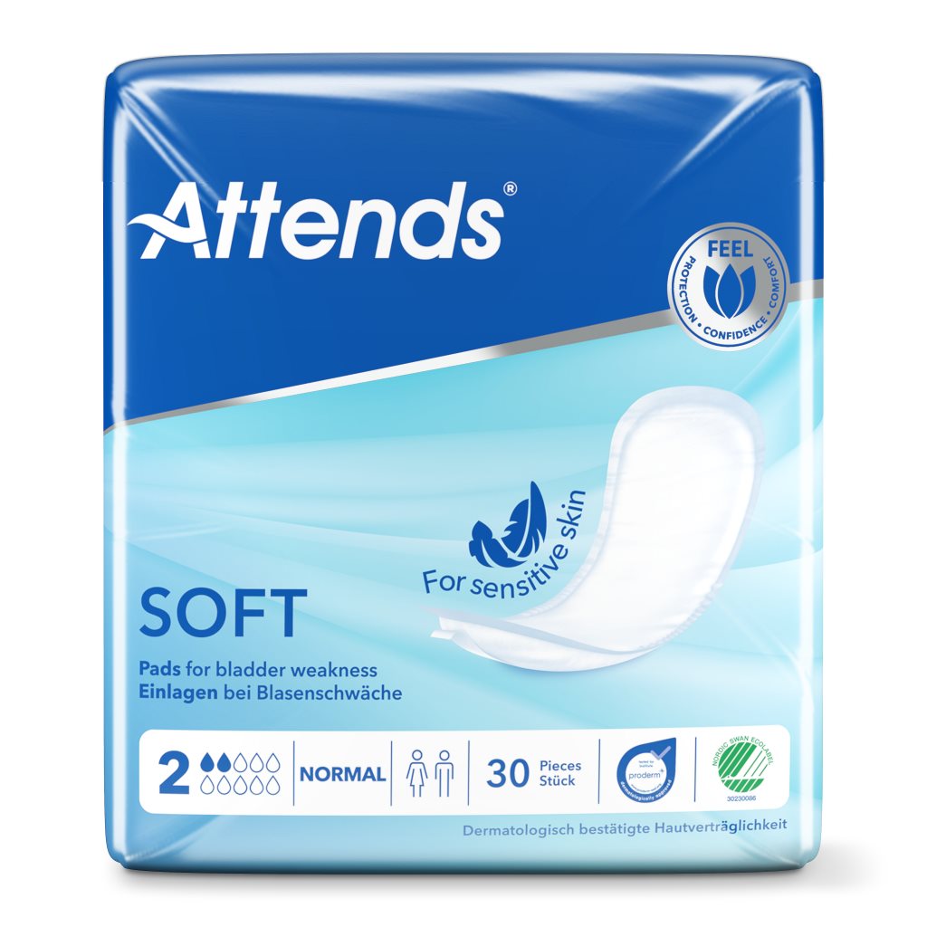 ATTENDS Soft 2 Normal Langes Adulte | Lot 30 Pièces
