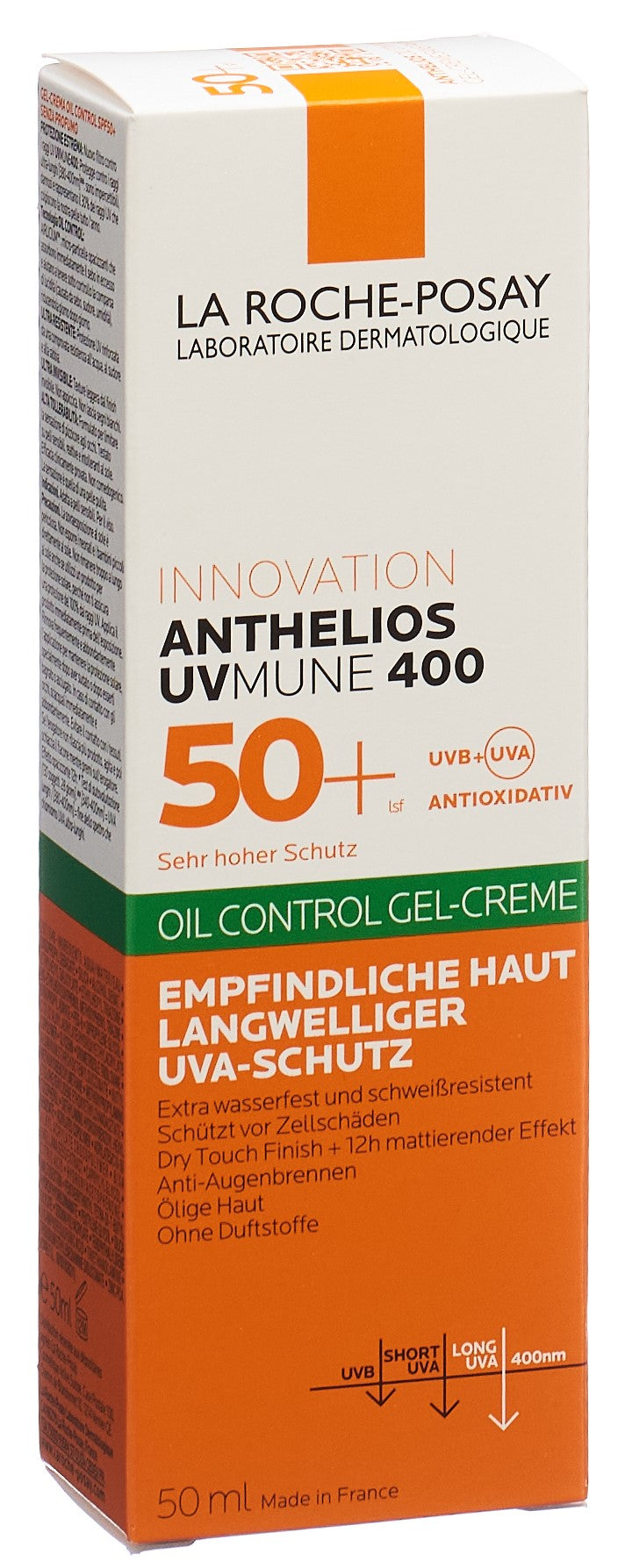 La Roche-Posay Anthelios Gel Contrôle Brillance SPF50+ 50 ml