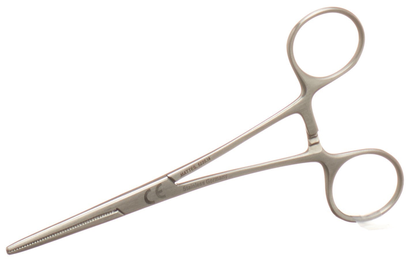 MATTES Pince Cathéter 14cm droite pour Soins Médicaux | Dispositif Stérile