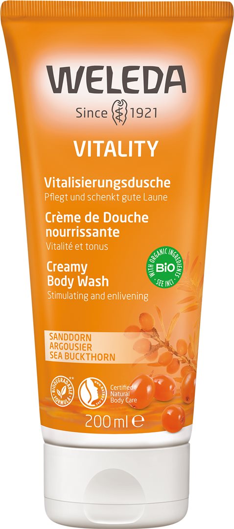 WELEDA crème douche vitalisante argousier 200 ml