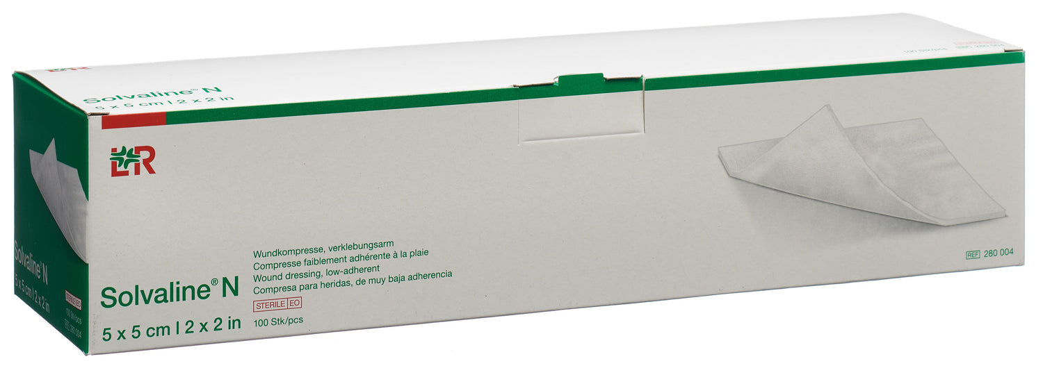 Solvaline Compresse Vulnéraire Cicatrisante 5x5cm 100 pièces