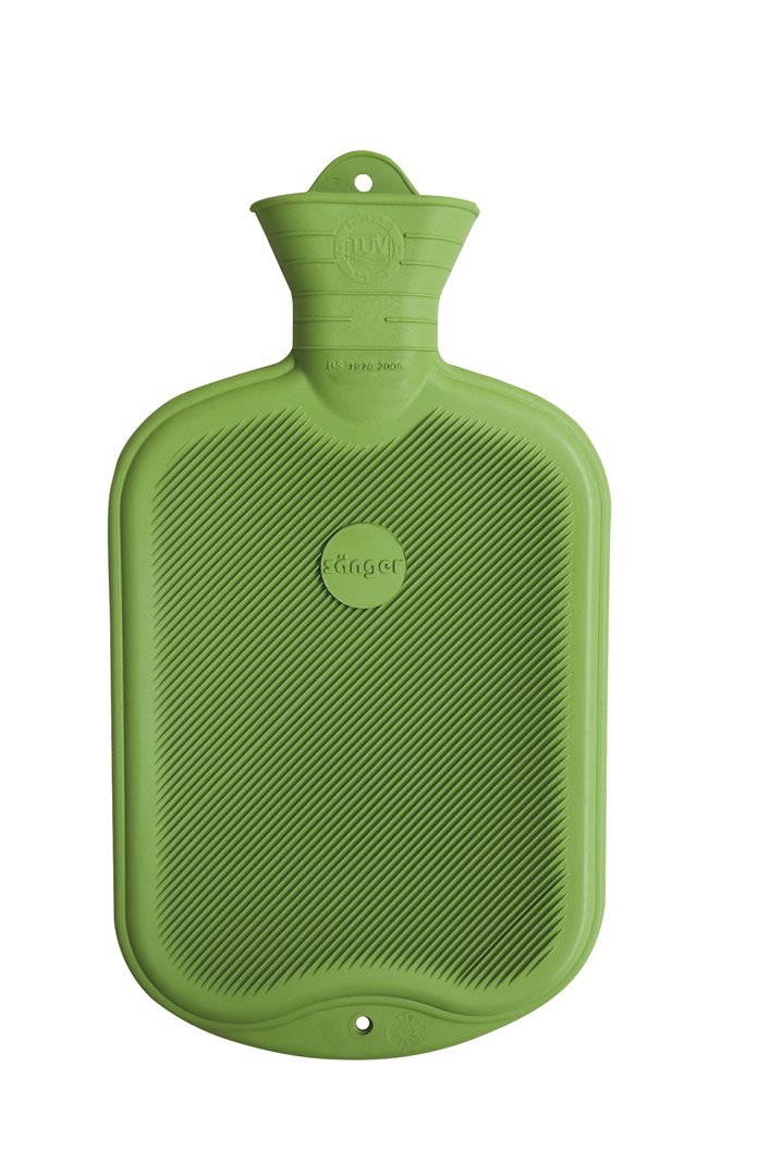 SÄNGER Bouillotte 2 Litres Lamelles Vert Confort Chaleur | Thermothérapie
