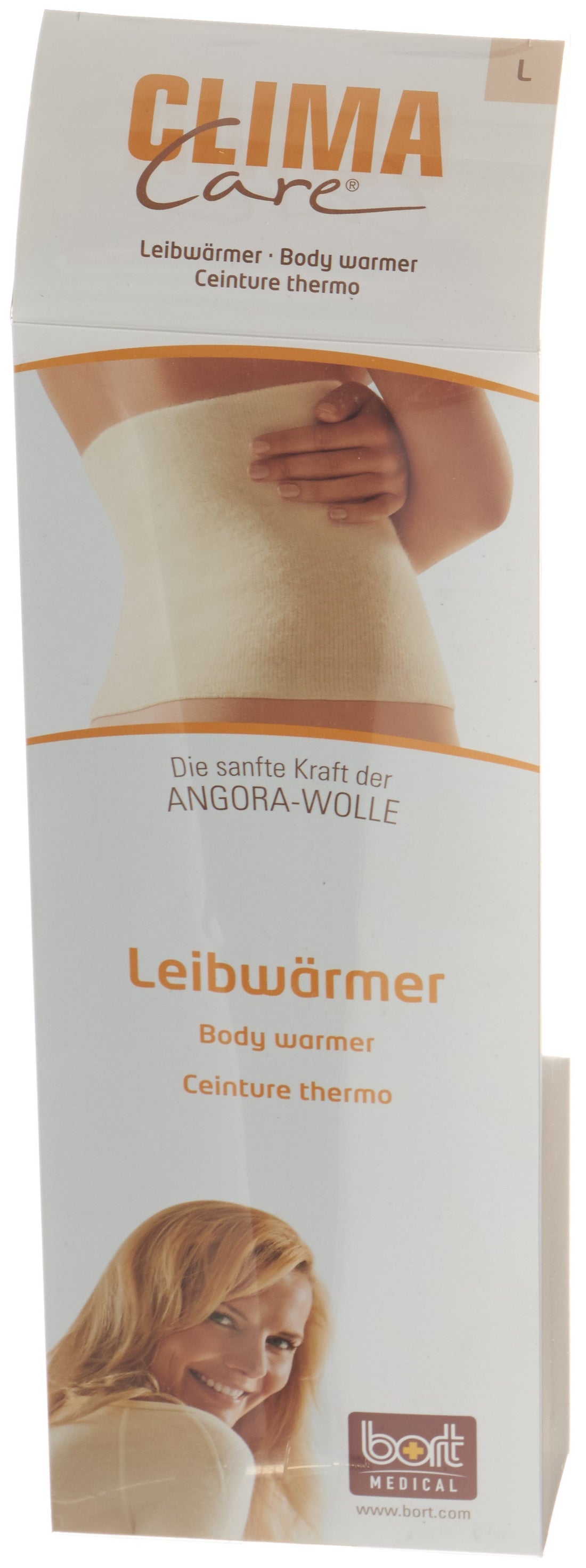 BORT CLIMACARE Ceinture Thermique L Beige Soulagement Douleur | Confort Chaleur