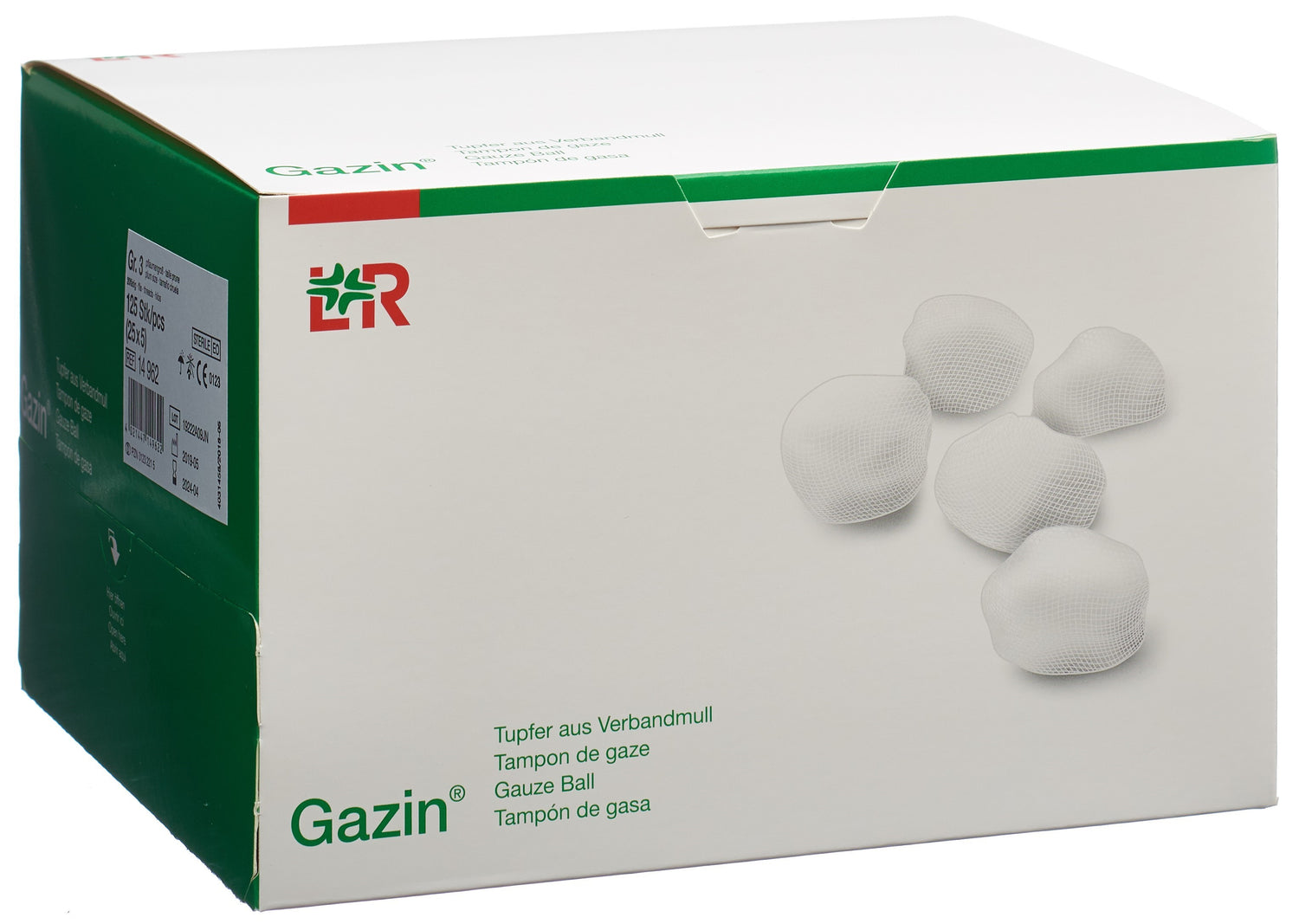 GAZIN Tampons de Gaze Gr3 20 fils Stériles 25x5cm | Soin Essentiel