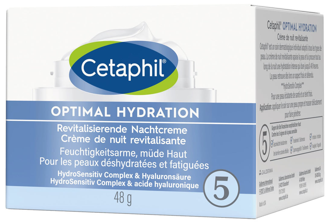 CETAPHIL Optimal Hydration Crème Nuit Revitalisante 48 g
