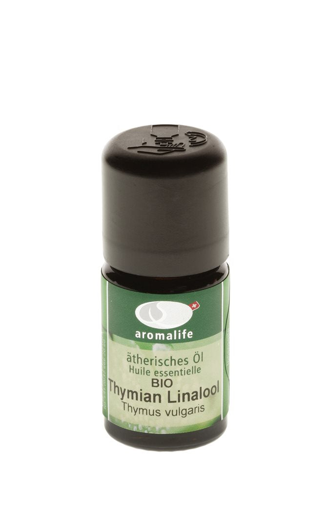 AROMALIFE Thym Linalool Huile Essentielle BIO 5 ml | Bien-être Respiratoire