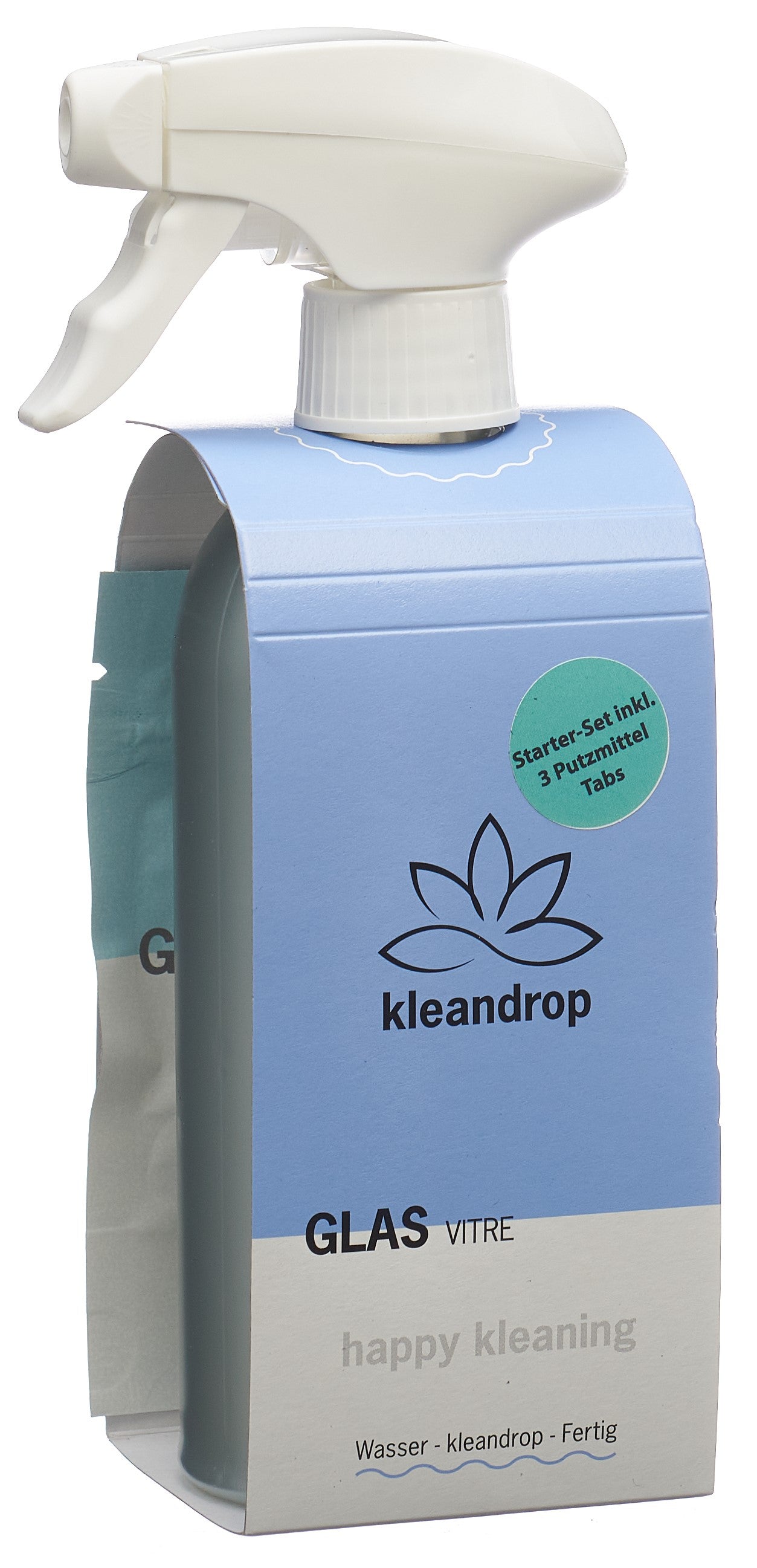 KLEANDROP Nettoyant Vitres Kit Démarrage Éclat | 1 Nettoyant