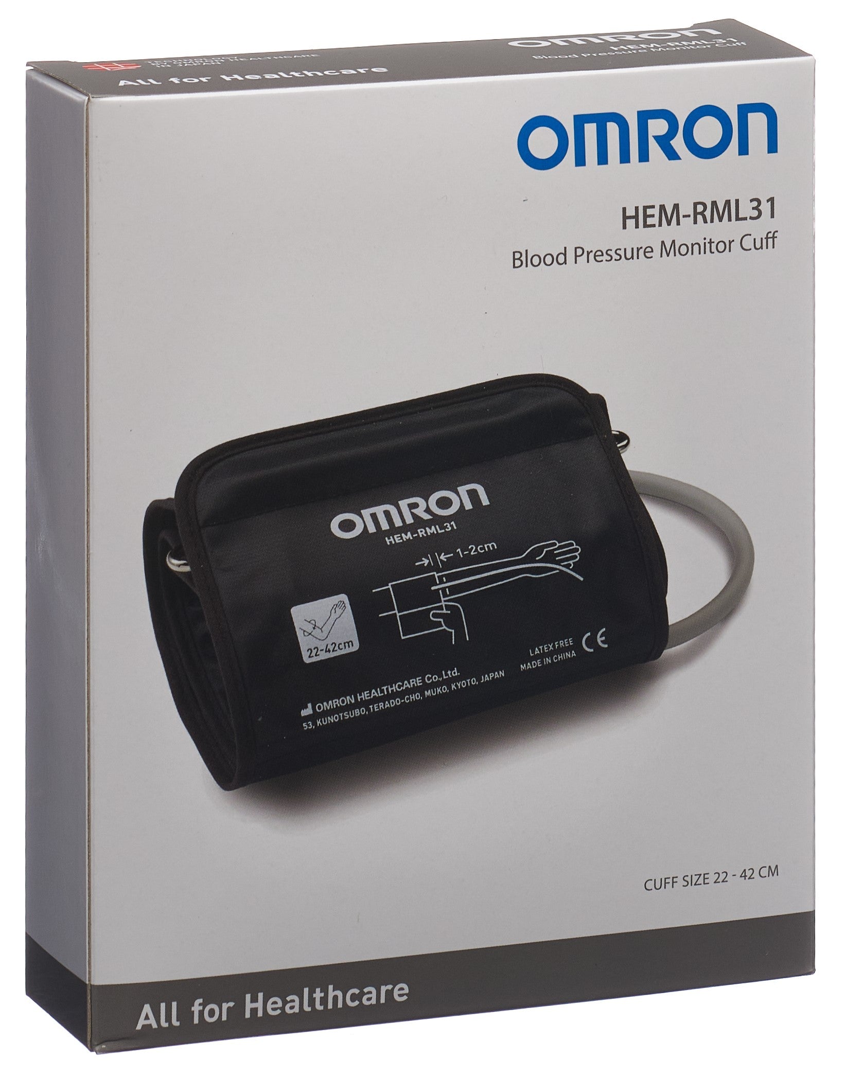 OMRON Manchette Bras 22-42cm Easy Souple | Tensiomètre Fiable
