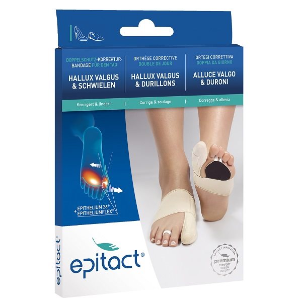 EPITACT Orthèse Double Protection Soin Hallux Valgus Jour L 23-24.5cm