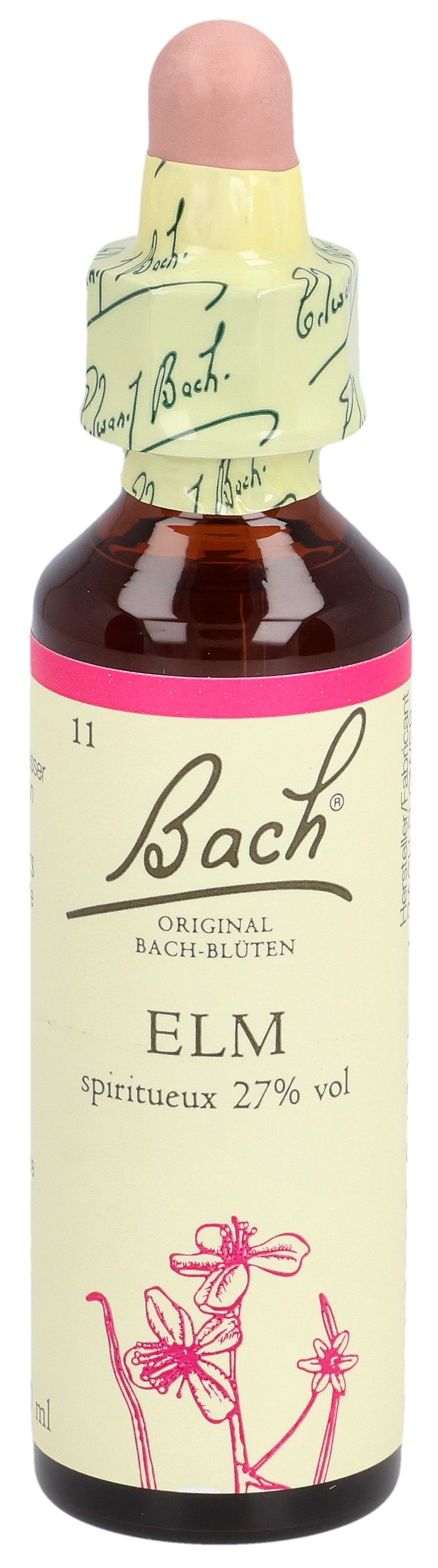 Fleurs de Bach Original Elm 11 20 ml Calme &amp; Sérénité | Soin Émotionnel