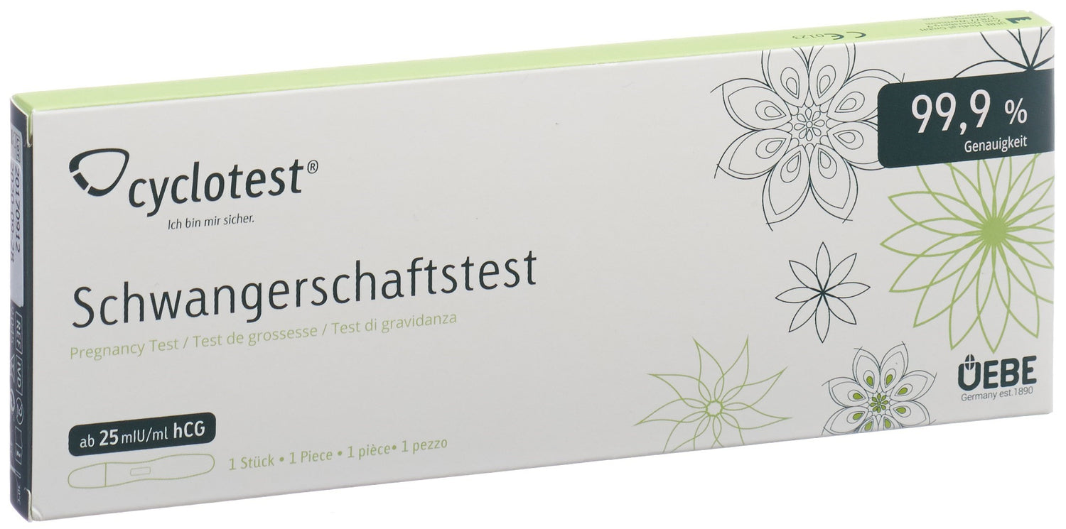 Cyclotest Test de Grossesse Fiable et Rapide | 1 test