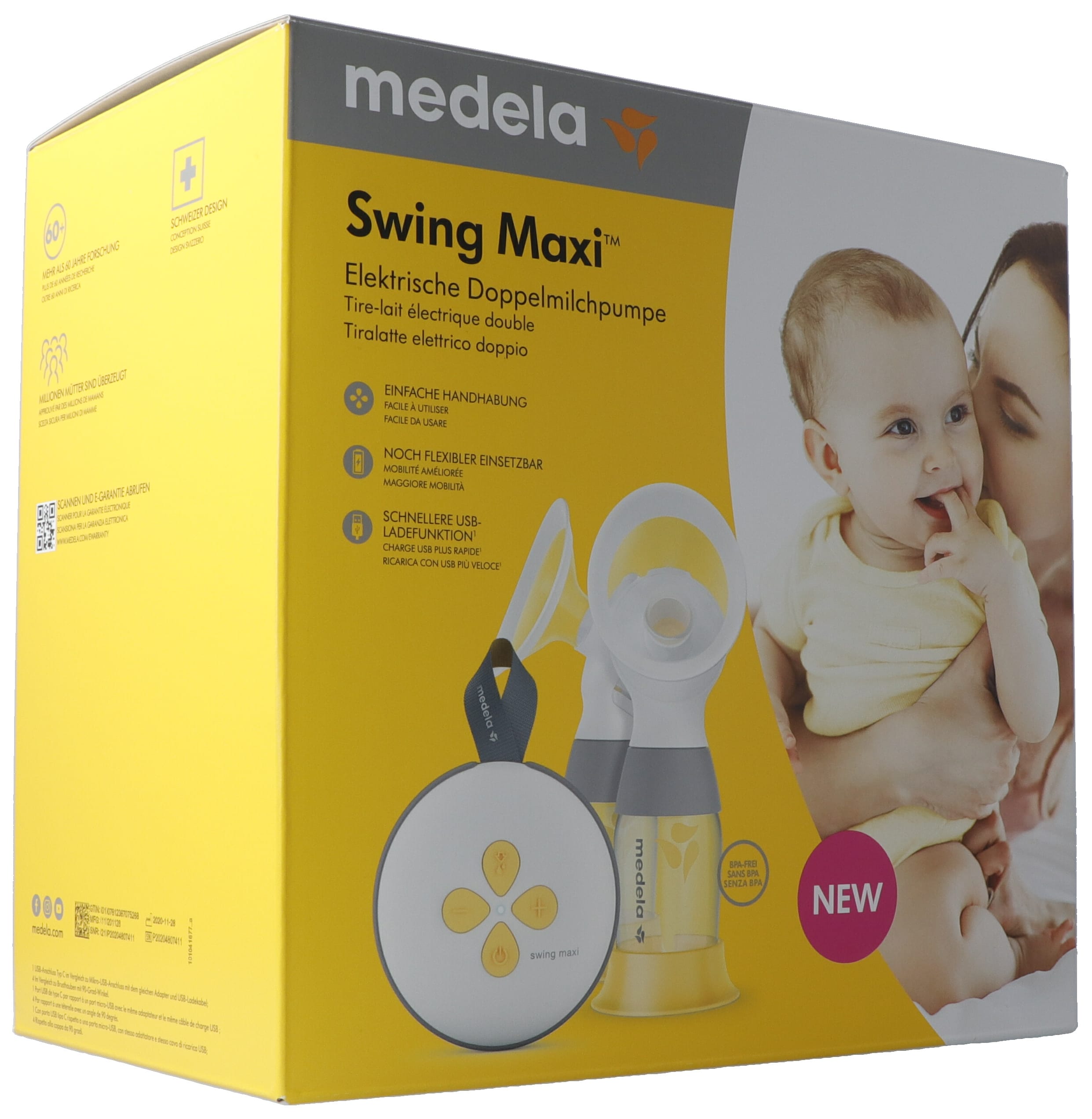 Medela Swing Maxi Tire-Lait Double Électrique | Confort &amp; Efficacité