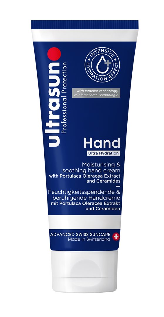 ULTRASUN Ultra Hydratante Crème Mains Réparatrice | Tube 75 ml