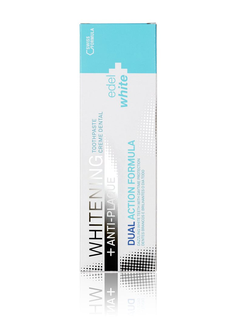 EDEL+WHITE Dentifrice Anti-Plaque Blanchissant 75 ml