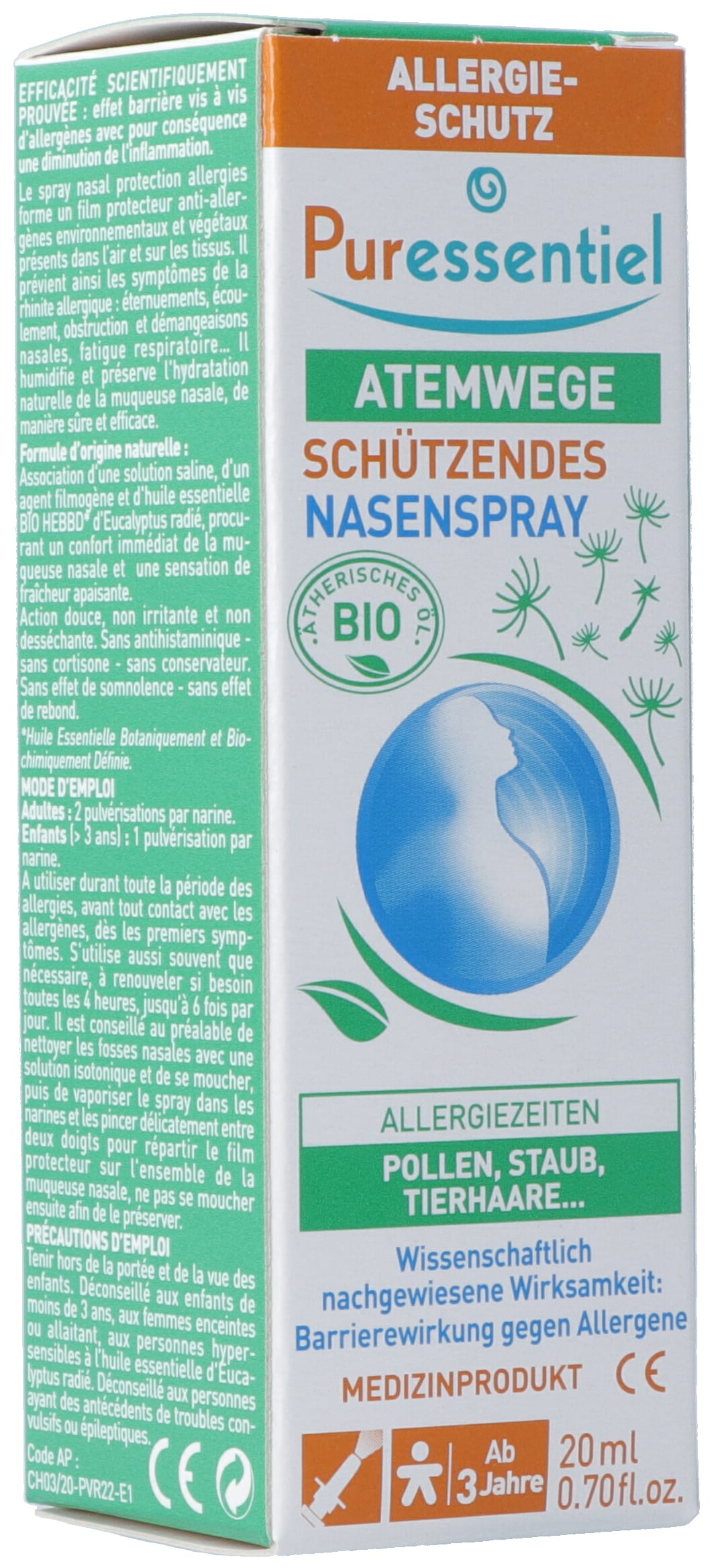 Puressentiel Spray Nasal Protection Allergies 20 ml