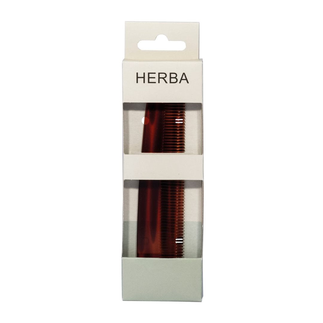 HERBA Peigne de Poche Démêlant Doux | Plastique