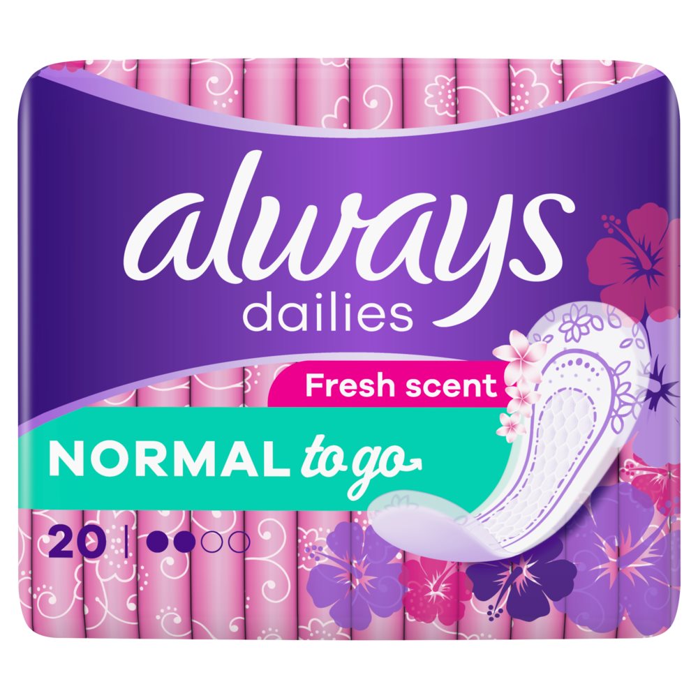 ALWAYS Protege-slip Sing to Go Neutre 20 Pièces | Discrétion &amp; Fraîcheur