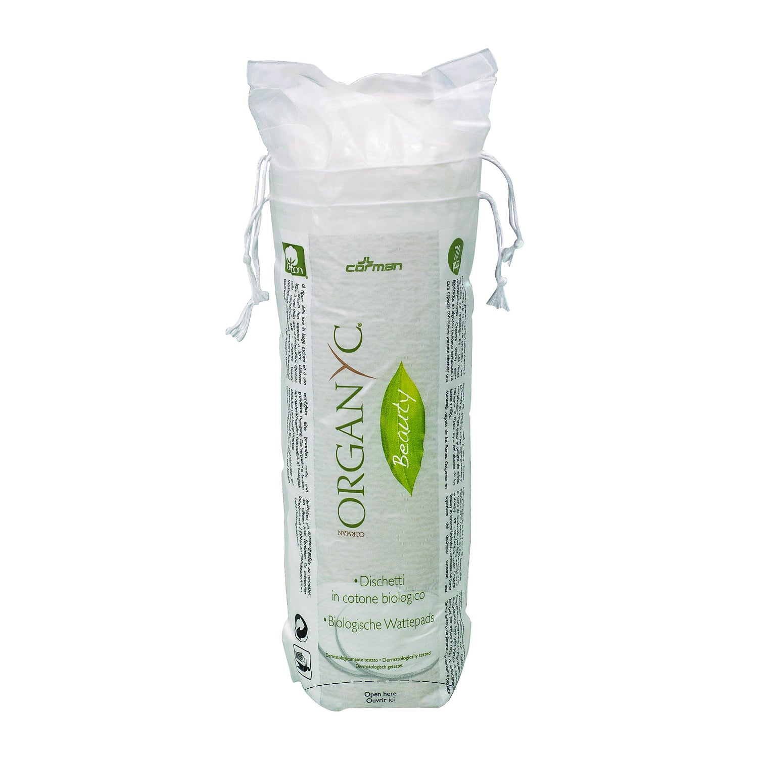ORGANYC Disques Démaquillants Coton Bio Douceur 70 Pièces