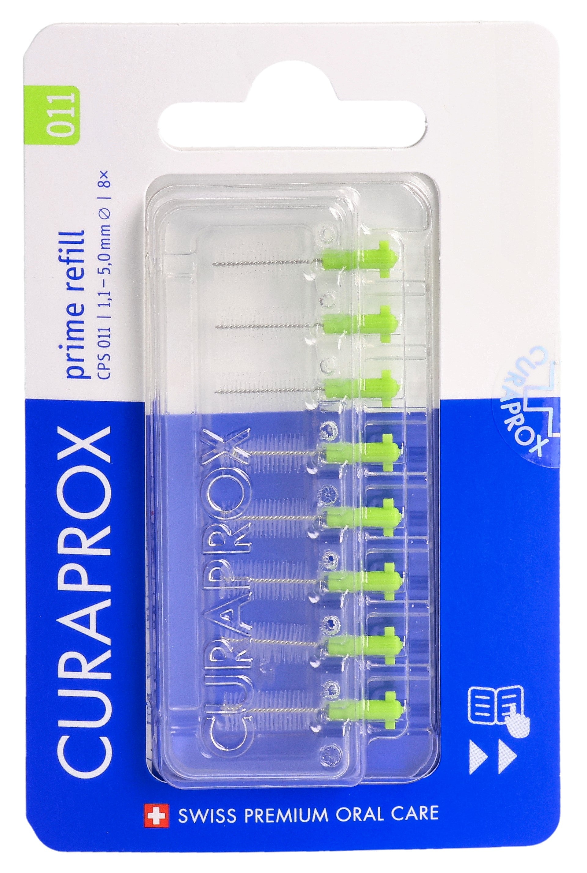CURAPROX CPS 11 Brossettes Interdentaires Recharge 8 Pièces | Nettoyage Efficace