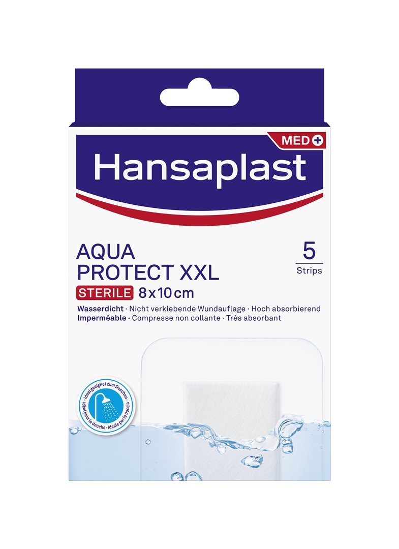 HANSAPLAST Aqua Protect XXL Pansements Imperméables | Lot de 5