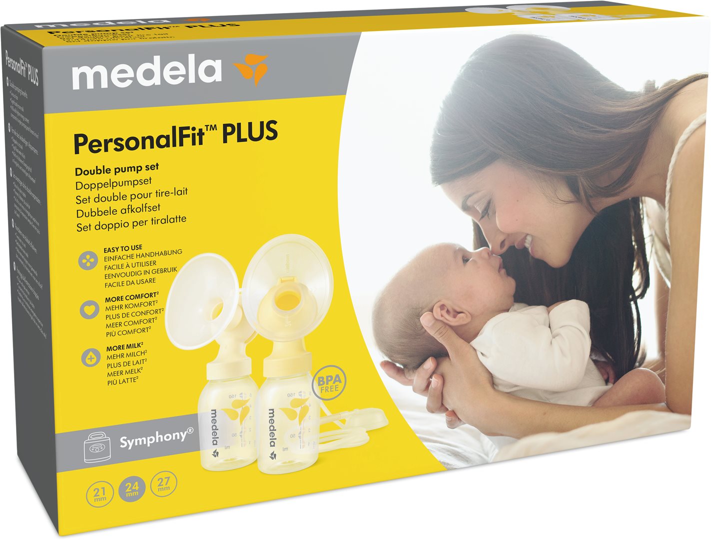 Medela Symphony Double Tire-Lait PersonalFit PLUS | Kit Maman