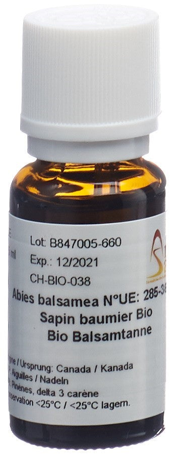 AROMASAN Huile Essentielle Sapin Baumier Bio 15 ml | Respiratoire