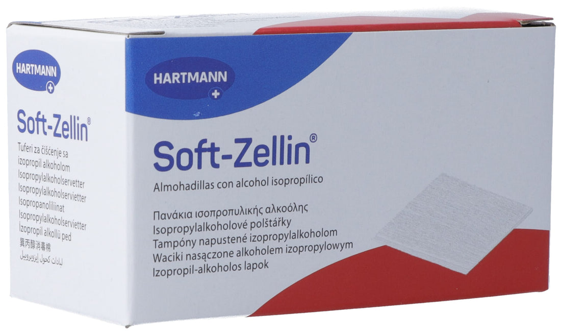 SOFT ZELLIN Lingettes Désinfectantes Alcoolisées 100 Pièces | Soin &amp; Hygiène
