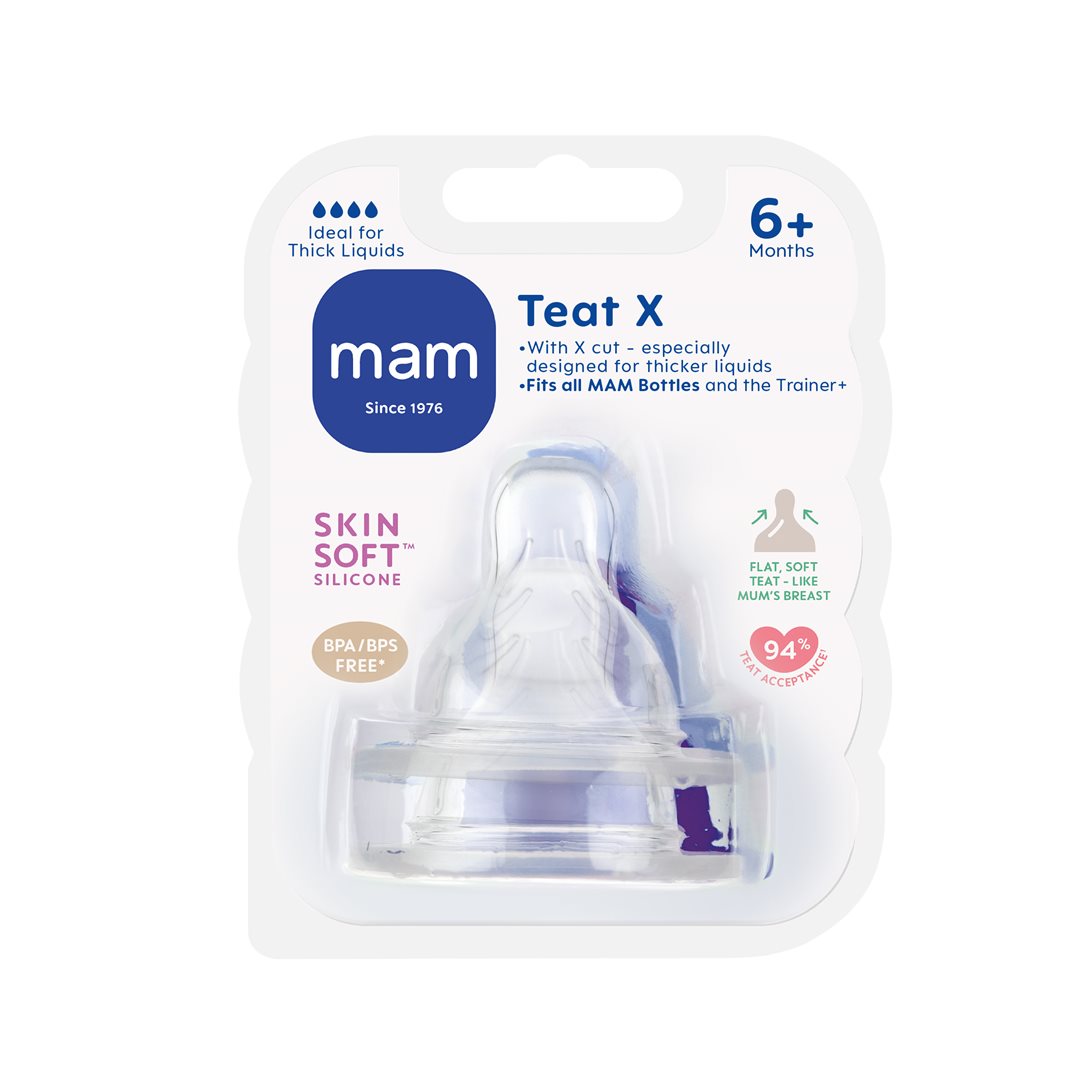 MAM Tétine Débit Rapide 6+ Mois Lot de 2 | Confort Bébé