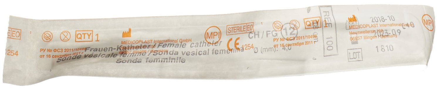 QUALIMED Sonde Vésicale Femme CH12 18cm PVC Stérile Confort | Dispositif Médical