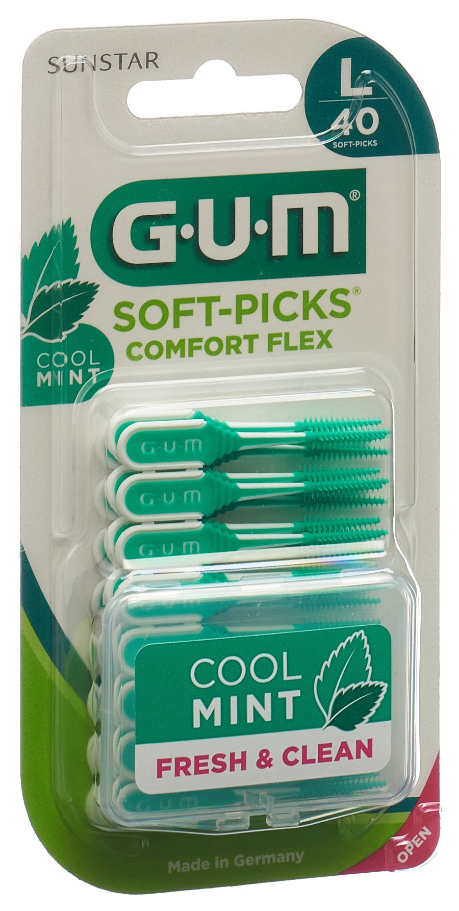 GUM Soft-Picks Minity Comfort Flex Hygiène Dentaire | 40 Pièces