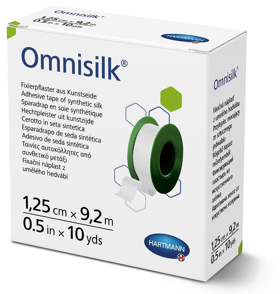 OMNISILK Pansement Chirurgical Soin des Plaies | 1.25 cm x 9.2 m