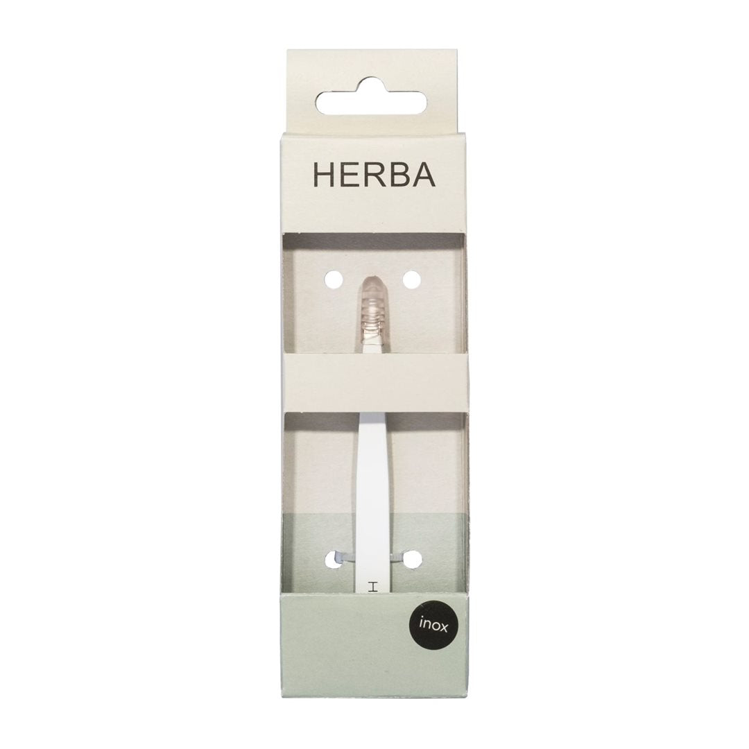 HERBA Pincette Biseautée Inox Précision Épilation | Soin Visage