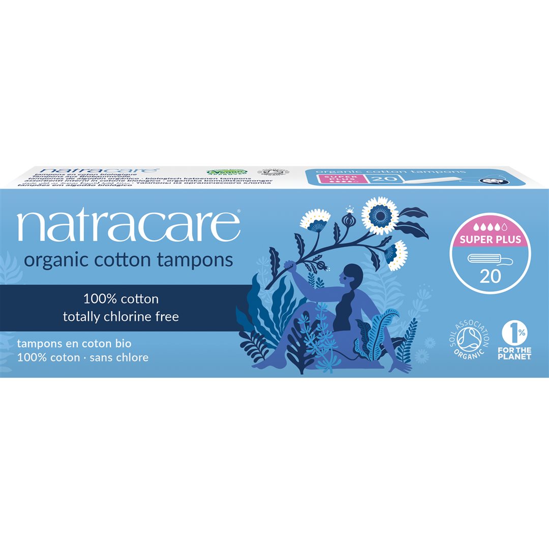 Natracare Tampons Super Plus Protection Absolue | 20 Pièces