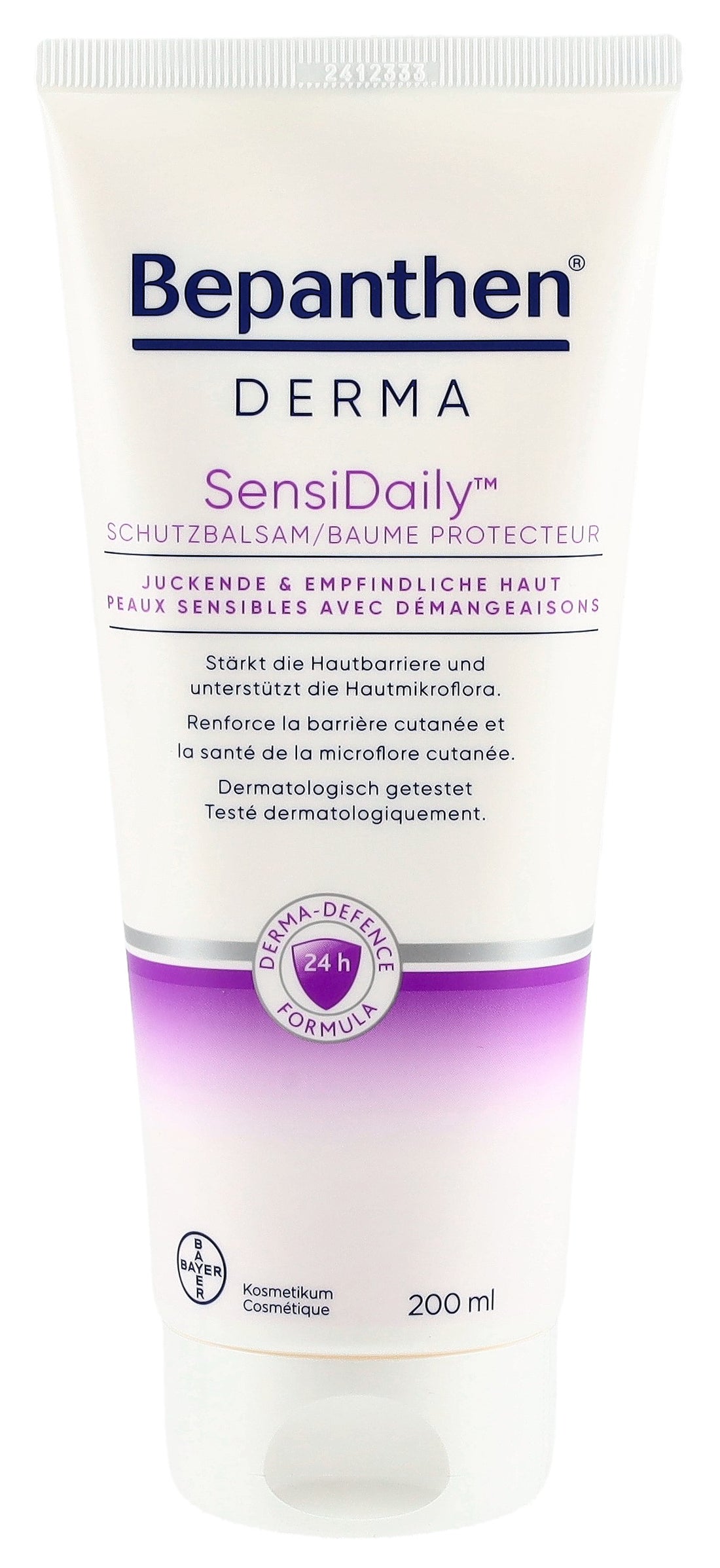 Bepanthen Derma SensiDaily Baume Protecteur Peau Sèche 200 ml