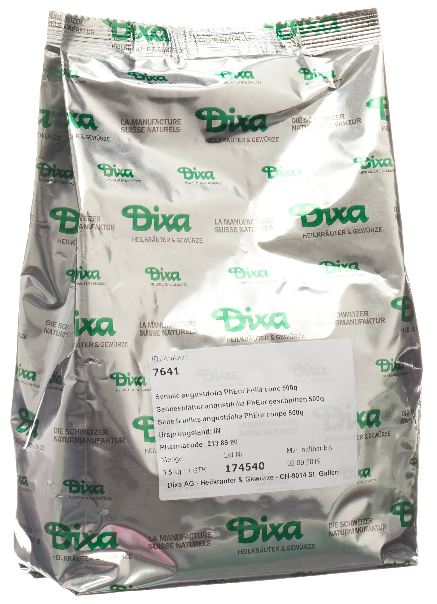 DIXA Séné Feuilles Angustifolia PhEur Coupe 500g Transit Doux | Herboristerie
