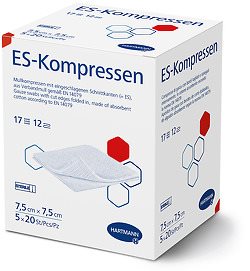 HARTMANN Compresses de gaze stérile 7.5x7.5cm | Lot de 100