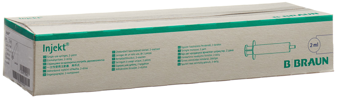 B. Braun Seringue Luer 2 ml | Lot de 100 pièces