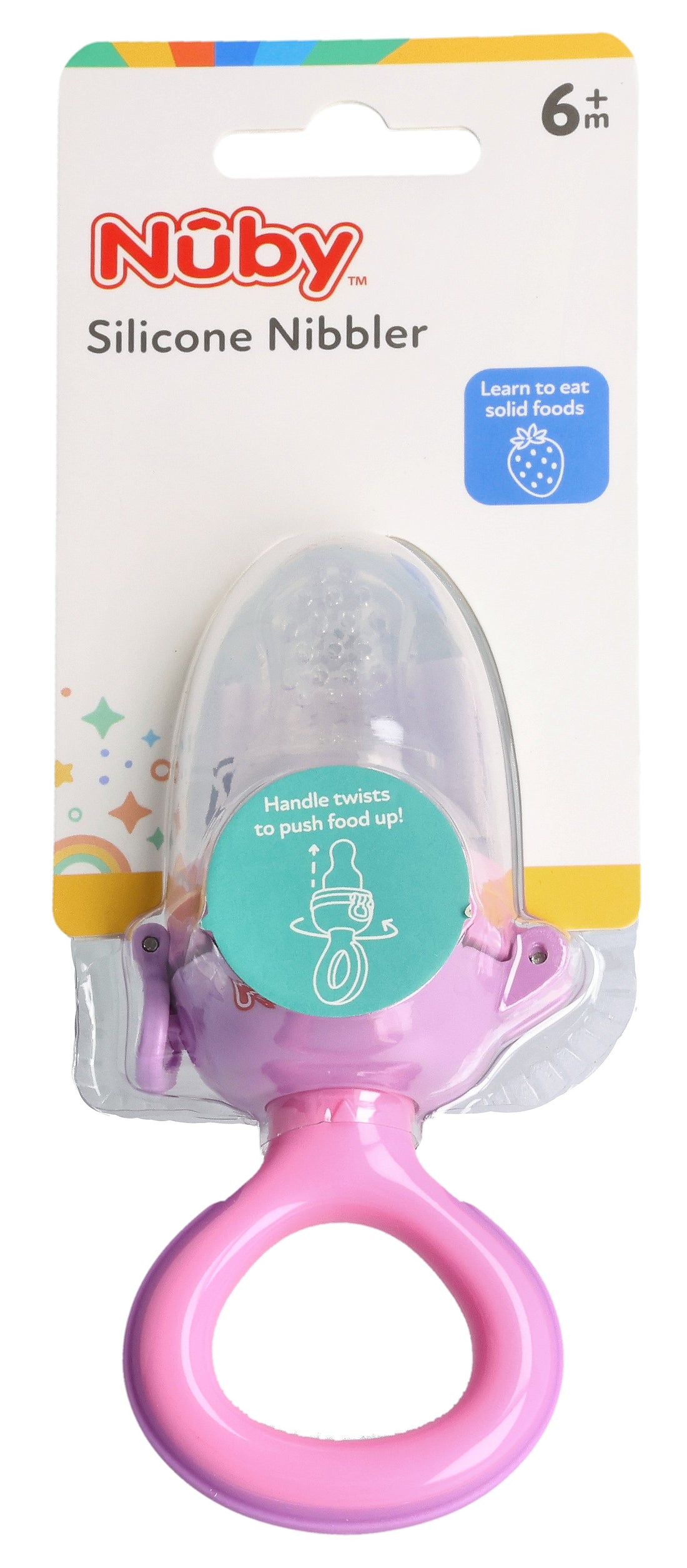 NUBY Tétine Silicone Fruits Bébé Confort | 2 Unités