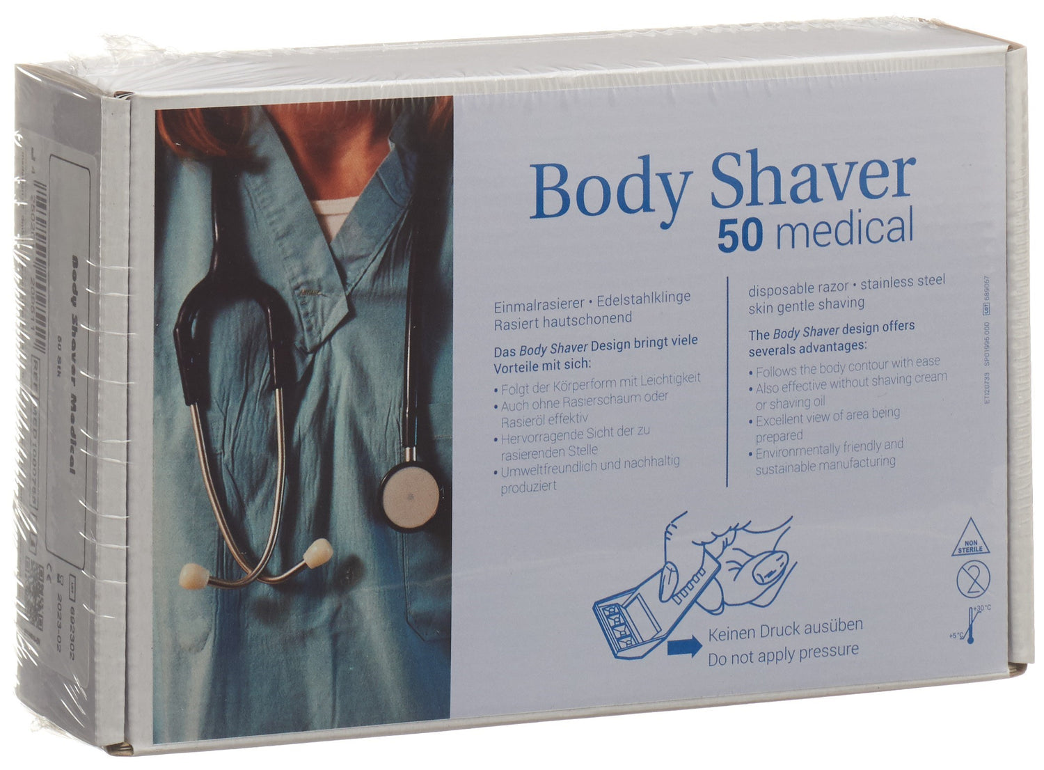GALLANT Rasoir Usage Unique Non Stérile 50 Pièces | Confort &amp; Hygiène