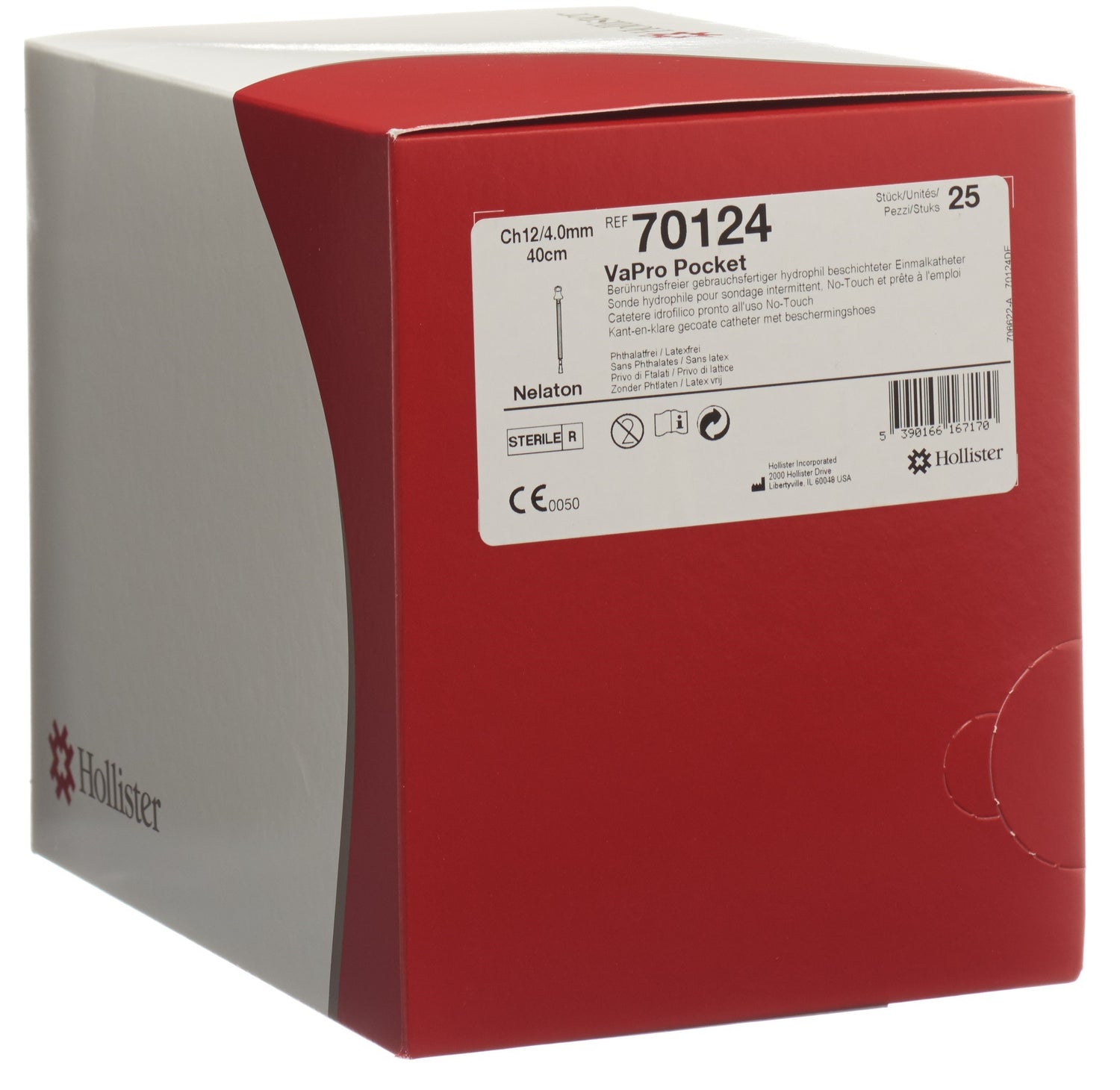 VAPRO Pocket sonde 1x CH12 40cm 25 pce