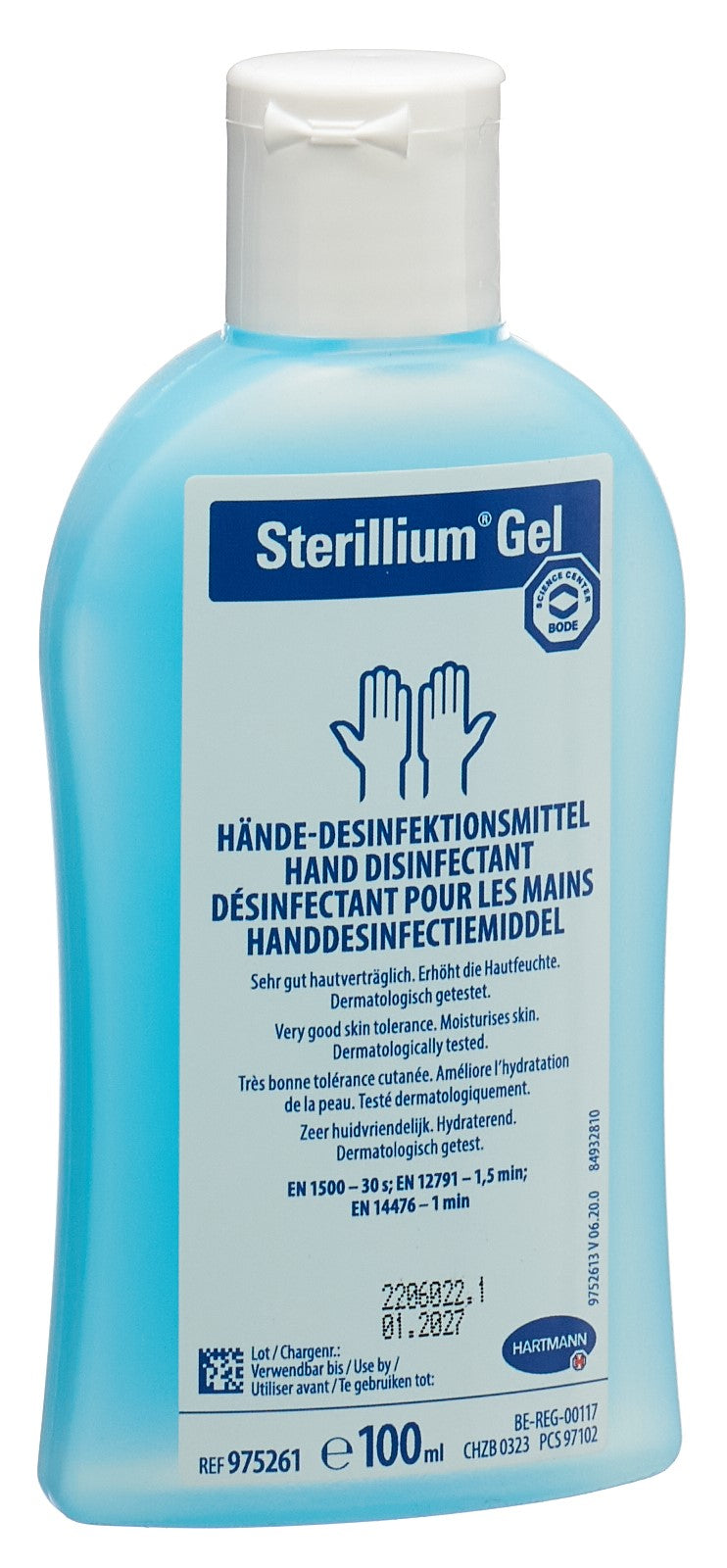 STERILLIUM Gel Désinfectant Mains 100 ml | Hygiène Essentielle