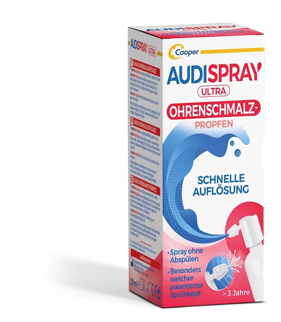 AUDISPRAY Ultra Dissolvant Bouchons Cérumen 20 ml