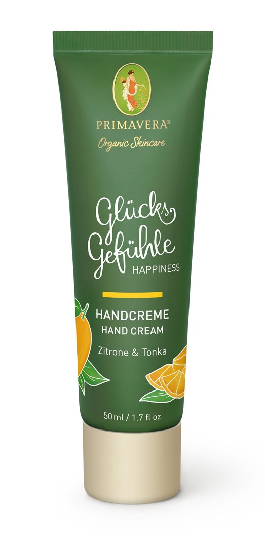 PRIMAVERA Crème Mains Glücksgefühle Soin Hydratant | 50 ml