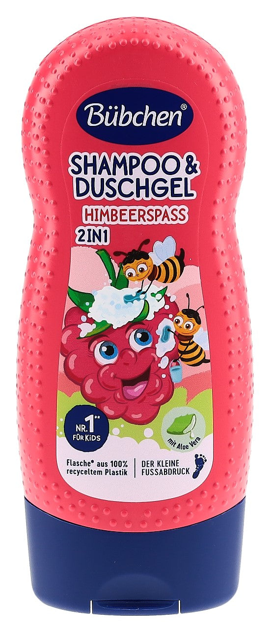 Bübchen Kids Himbeerspass Bain Douche 2 en 1 Douceur 230 ml