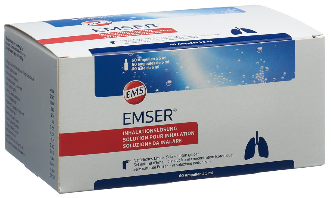 EMSER Solution Inhalation Purifiante 60 Ampoules 5 ml
