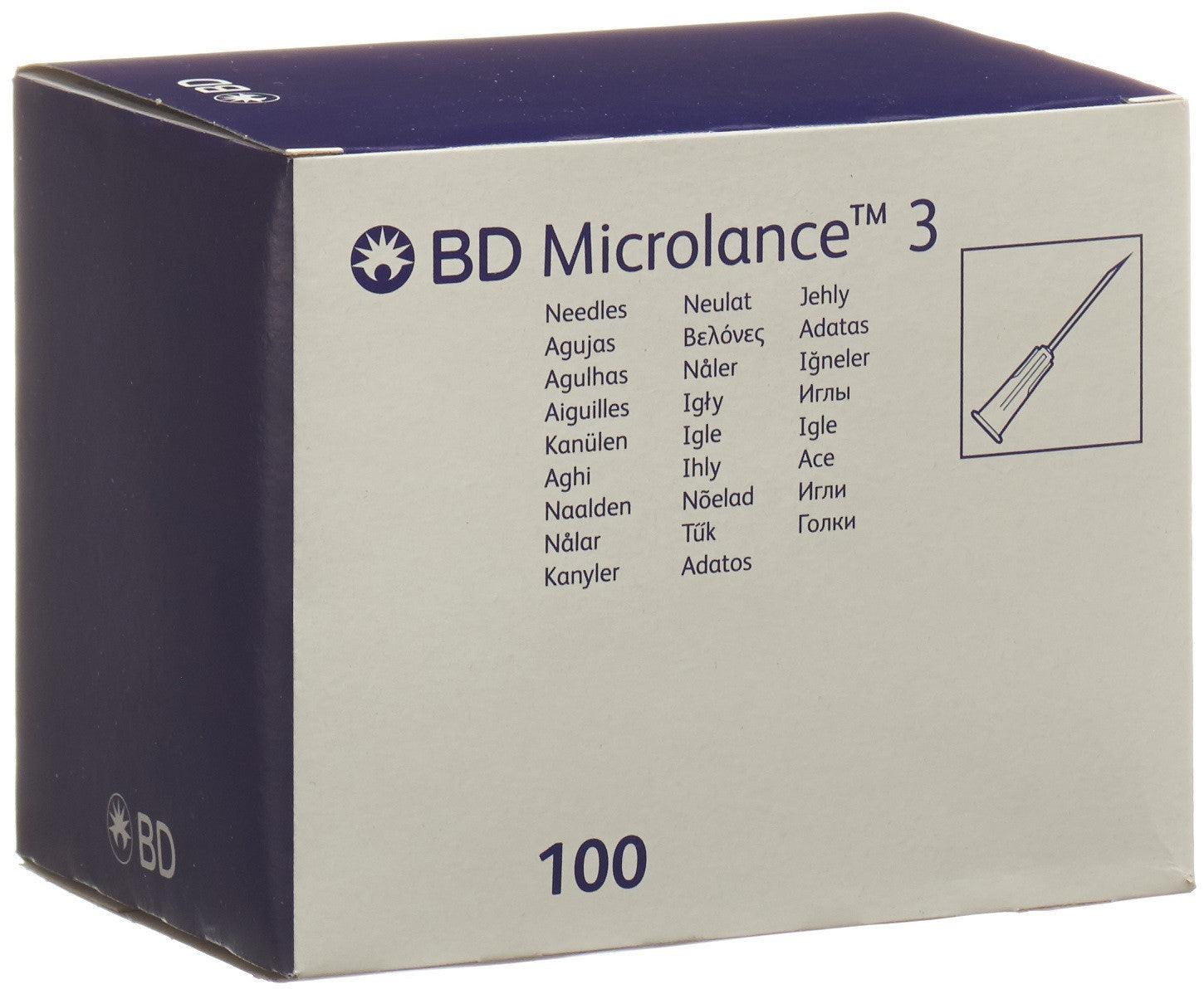 BD Microlance Aiguilles 0.50 x 16mm Orange 100 Pcs | Dispositif Médical Sûr