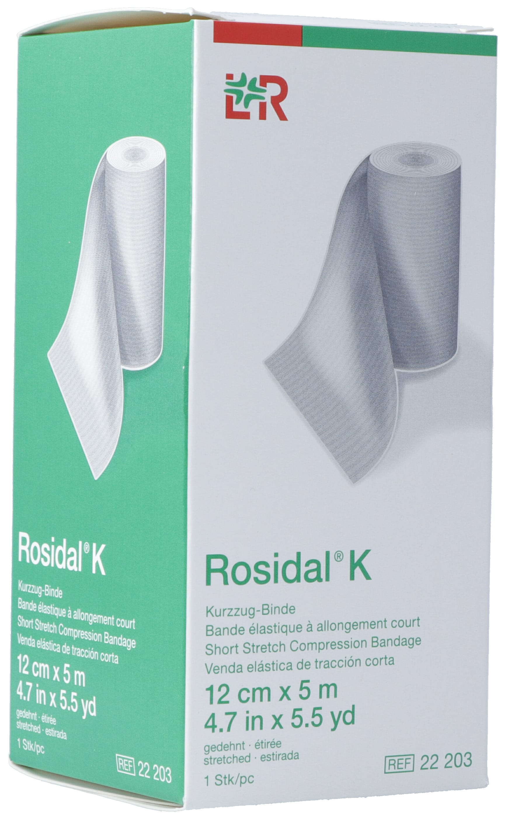 ROSIDAL K Bande Élastique Allongement 12 cm x 5 m | Confort &amp; Maintien