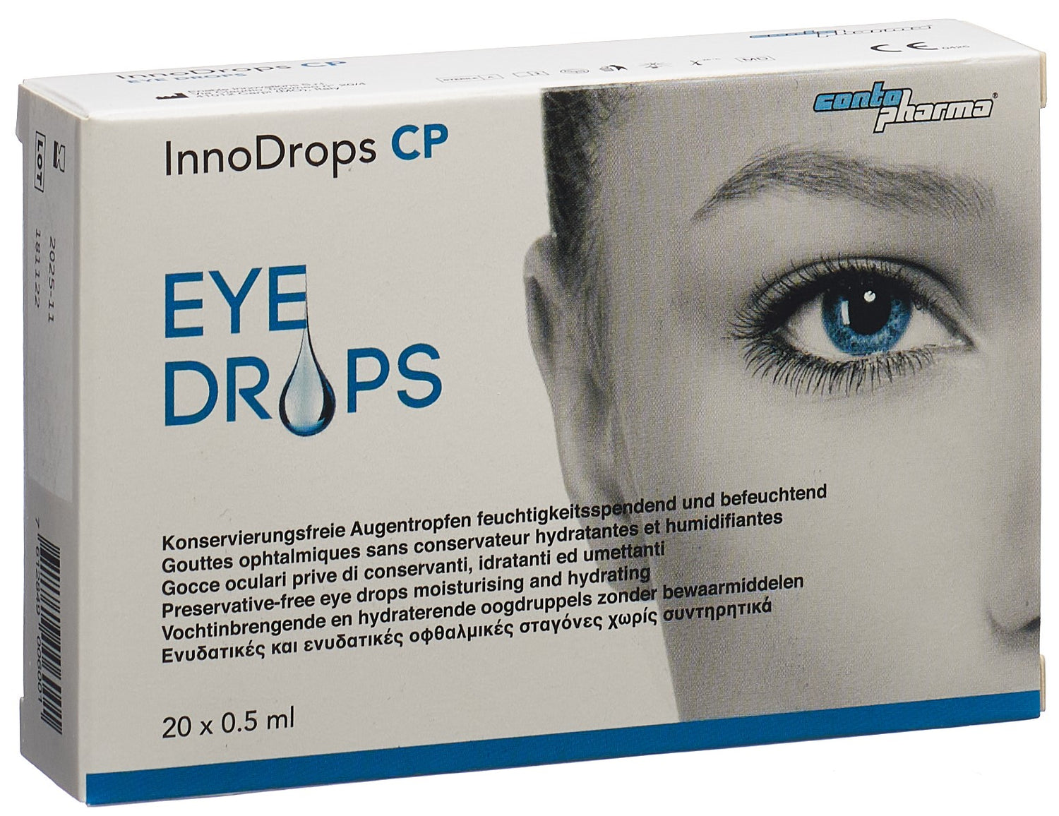INNODROPS Collyre Hydratant 20 Monodoses 0.5 ml